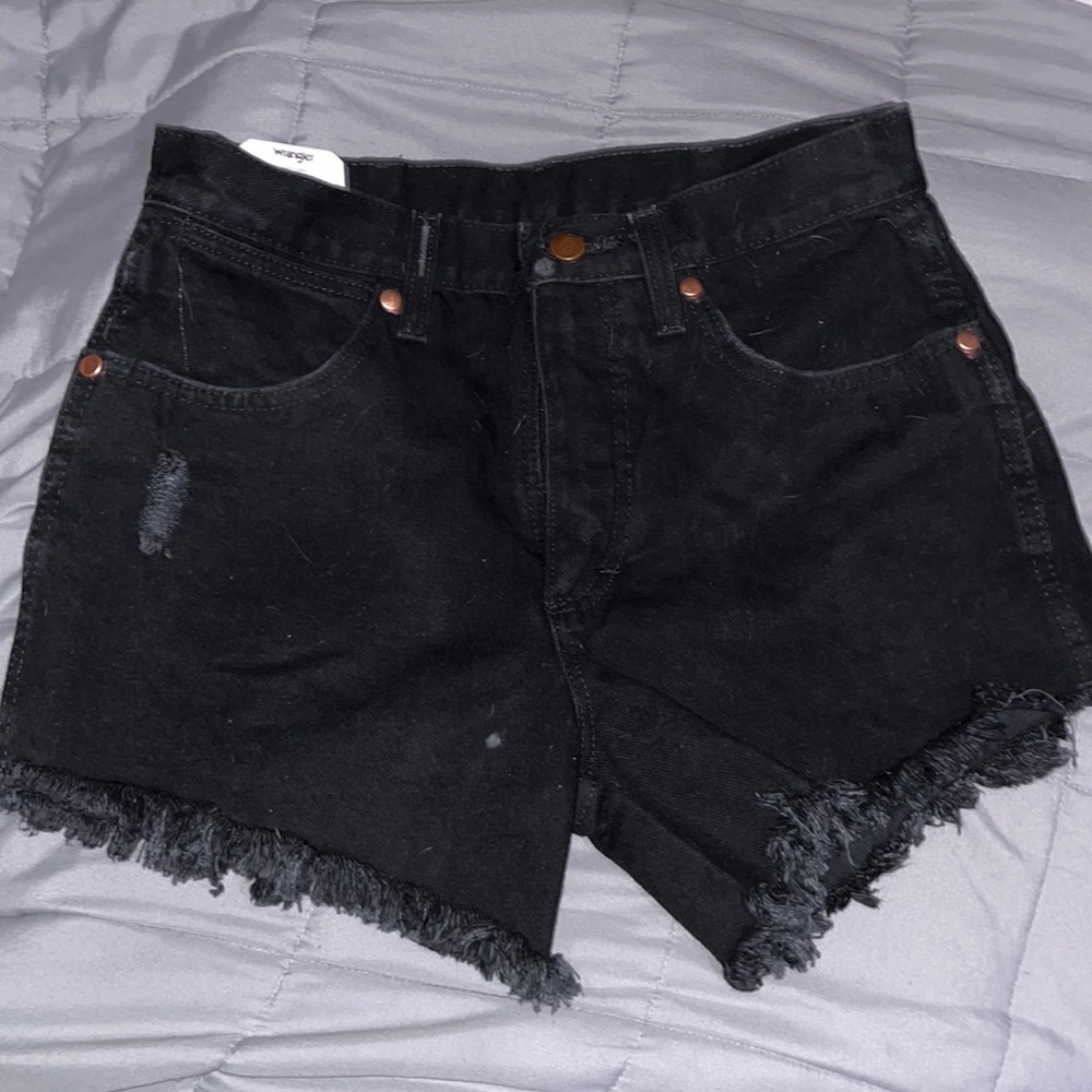 Wrangler Black Jean Shorts Size 26
